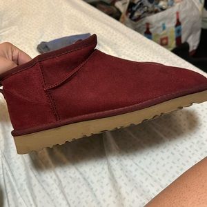 Burgundy UnionBay booties